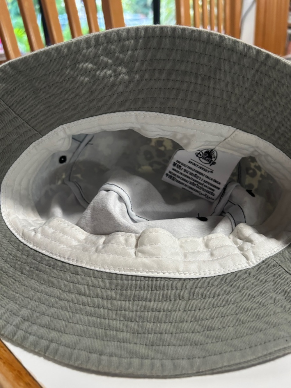 Disney Green & Gray Camo Mickey Bucket Hat - Picture 5 of 5